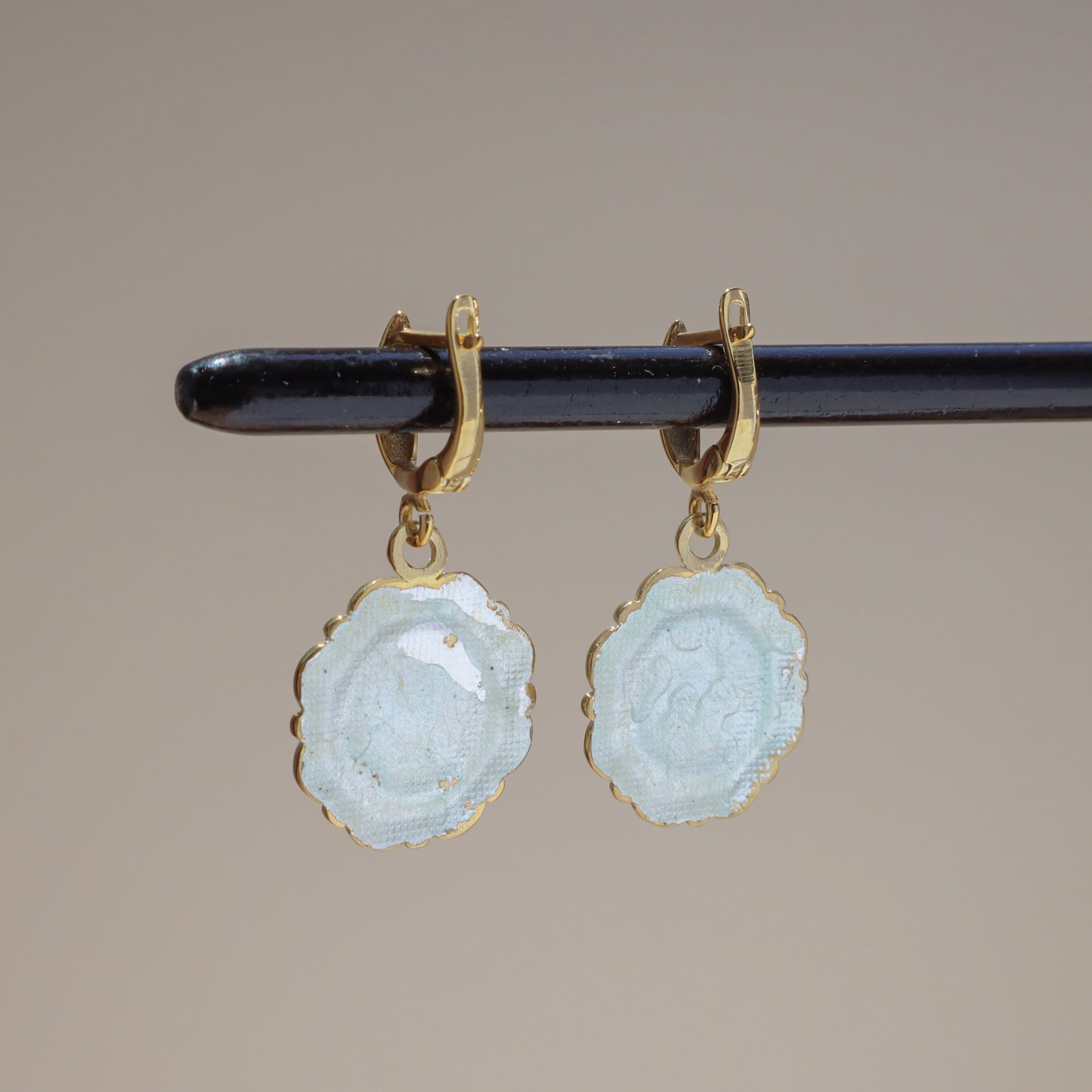 Floral Gold Earrings