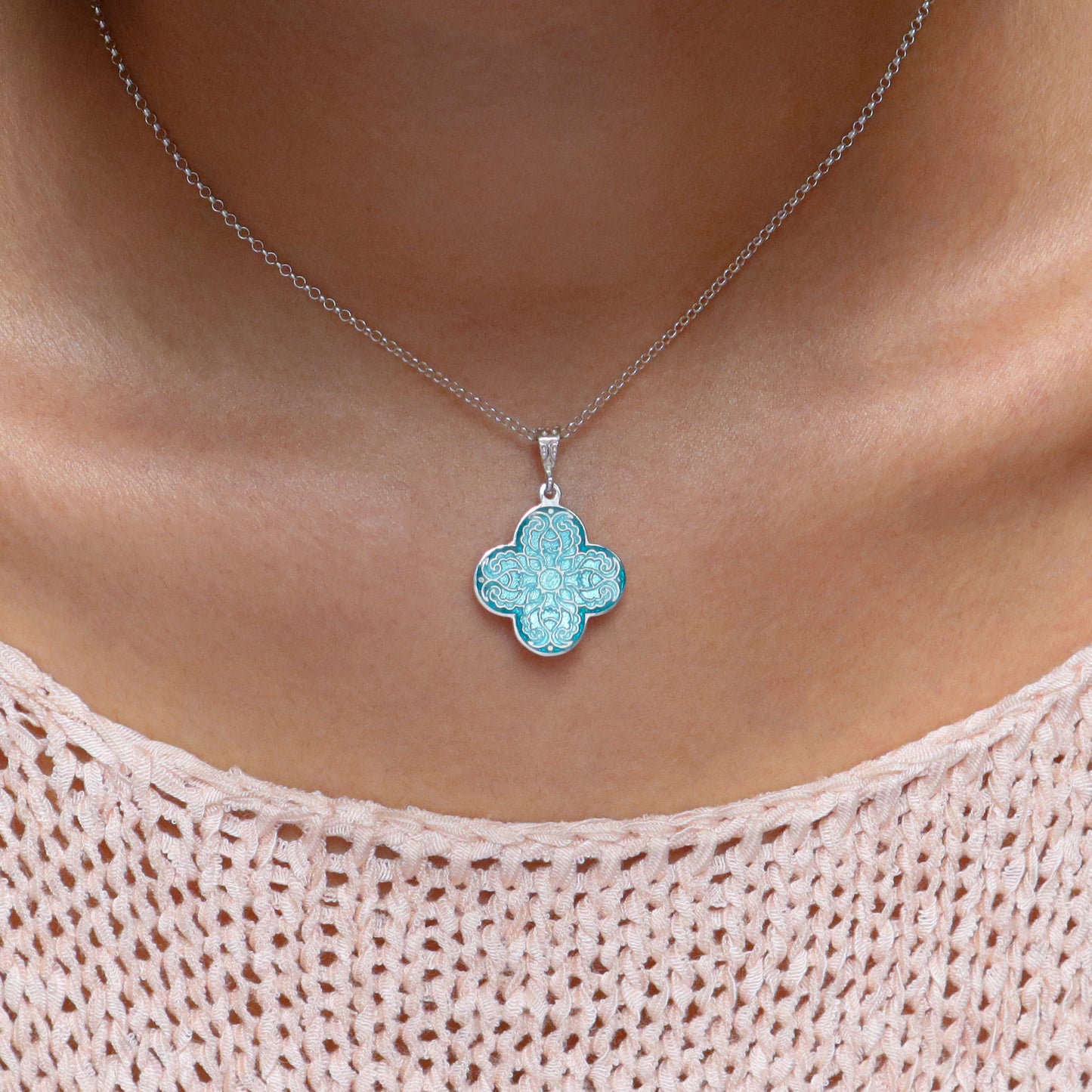 Handmade Enamel Cross