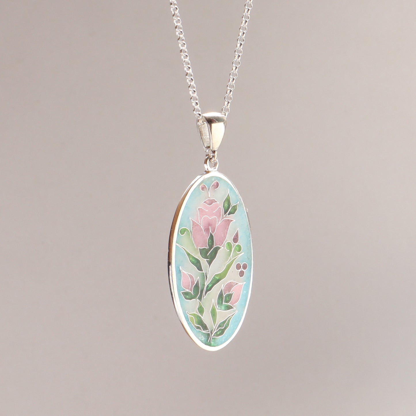 Georgian Enamel Floral Necklace 2025