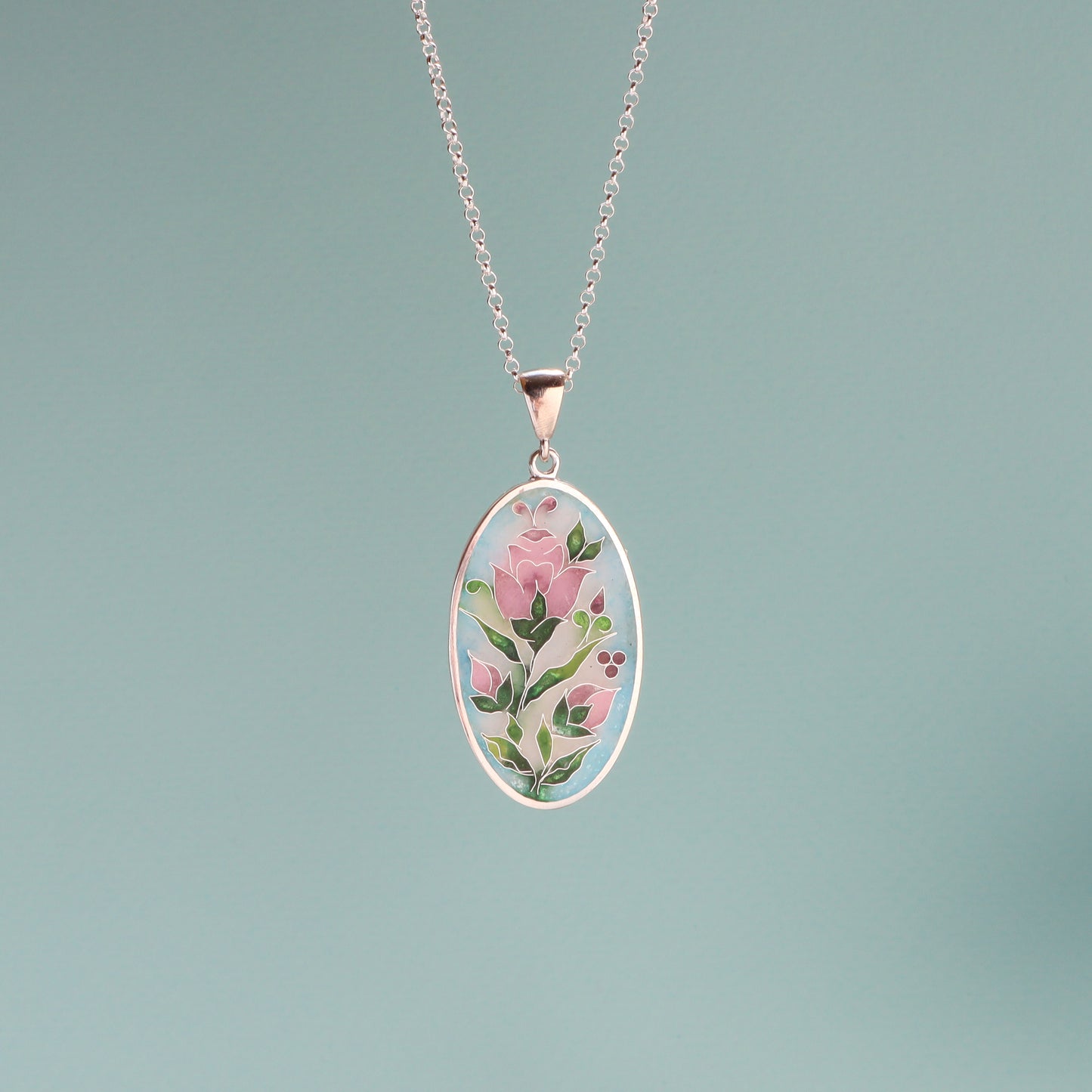 Georgian Enamel Floral Necklace 2025