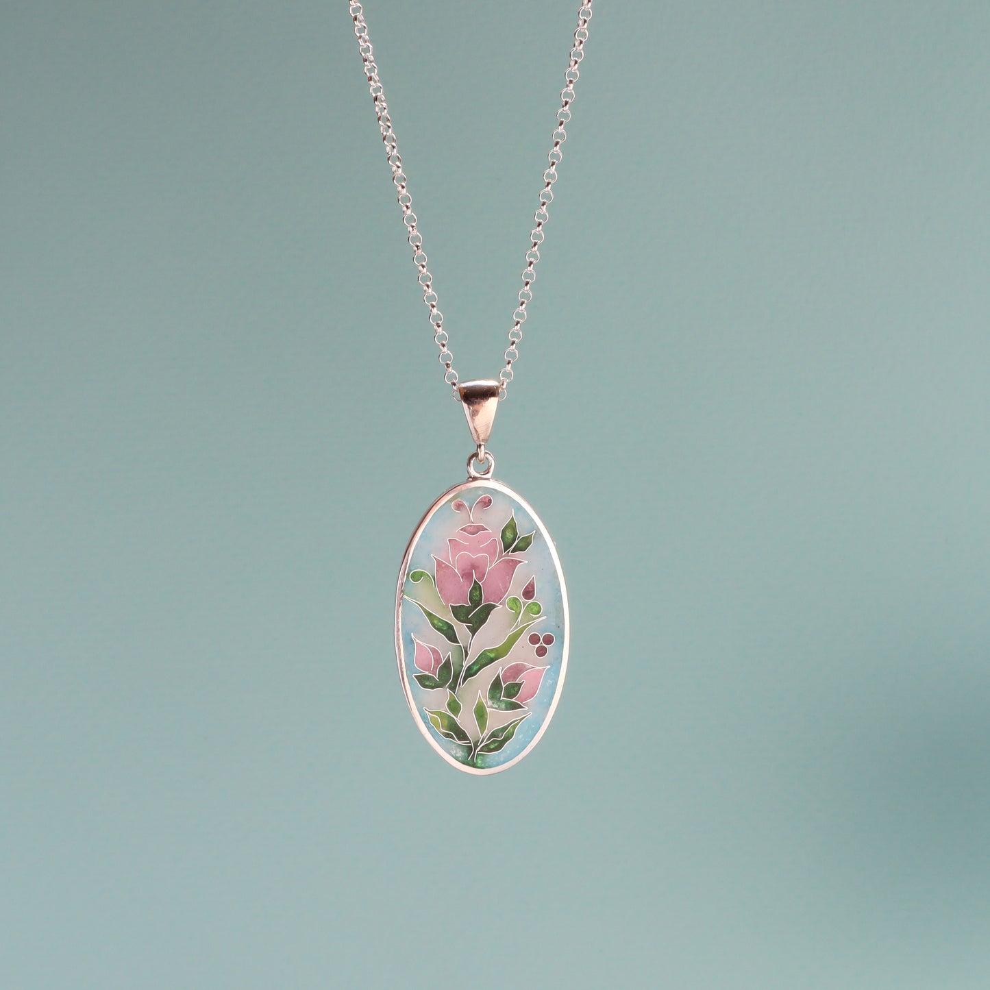 Georgian Enamel Floral Necklace 2025