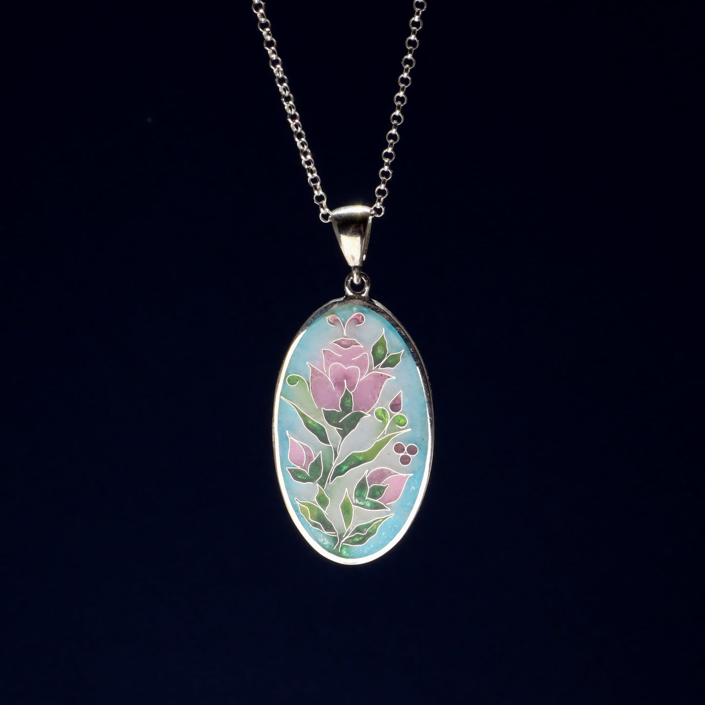 Georgian Enamel Floral Necklace 2025