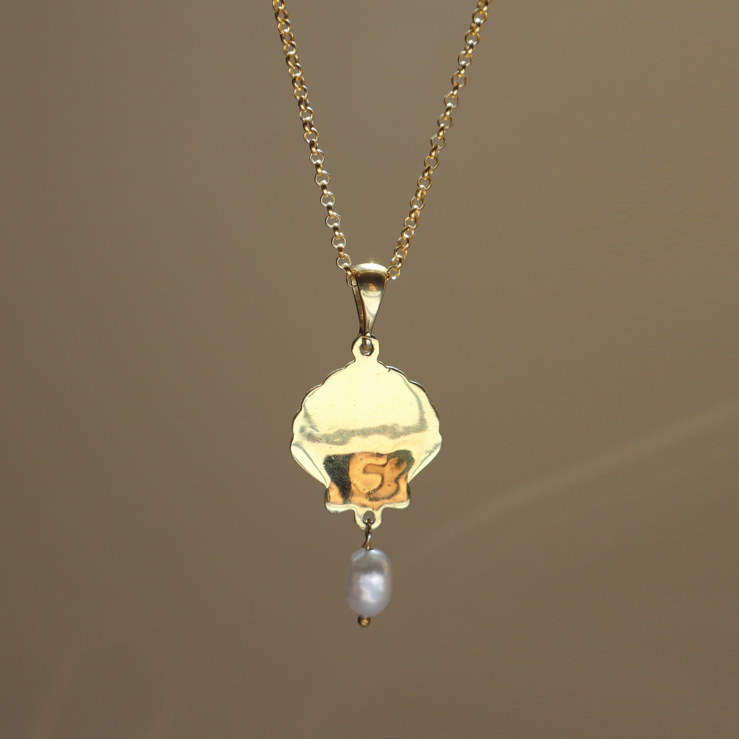 Gold Seashell Necklace