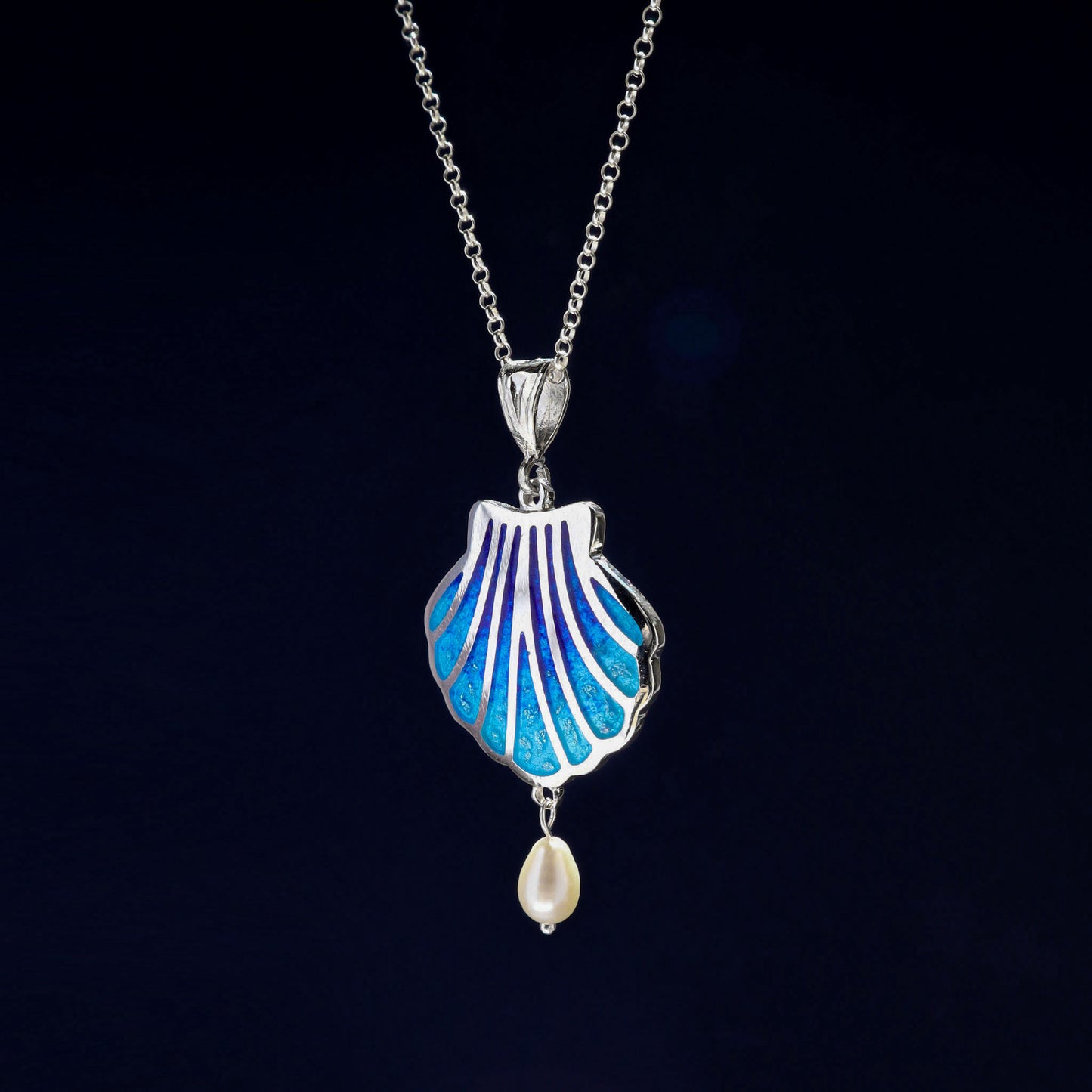 Silver Seashell Necklace