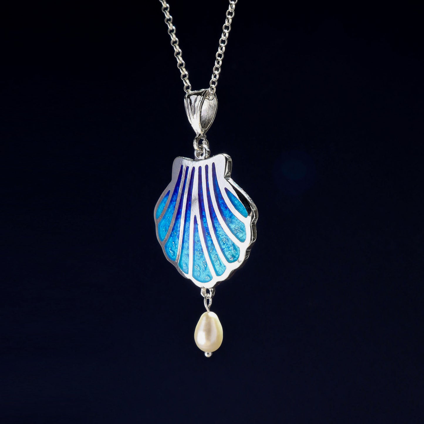 Silver Seashell Necklace