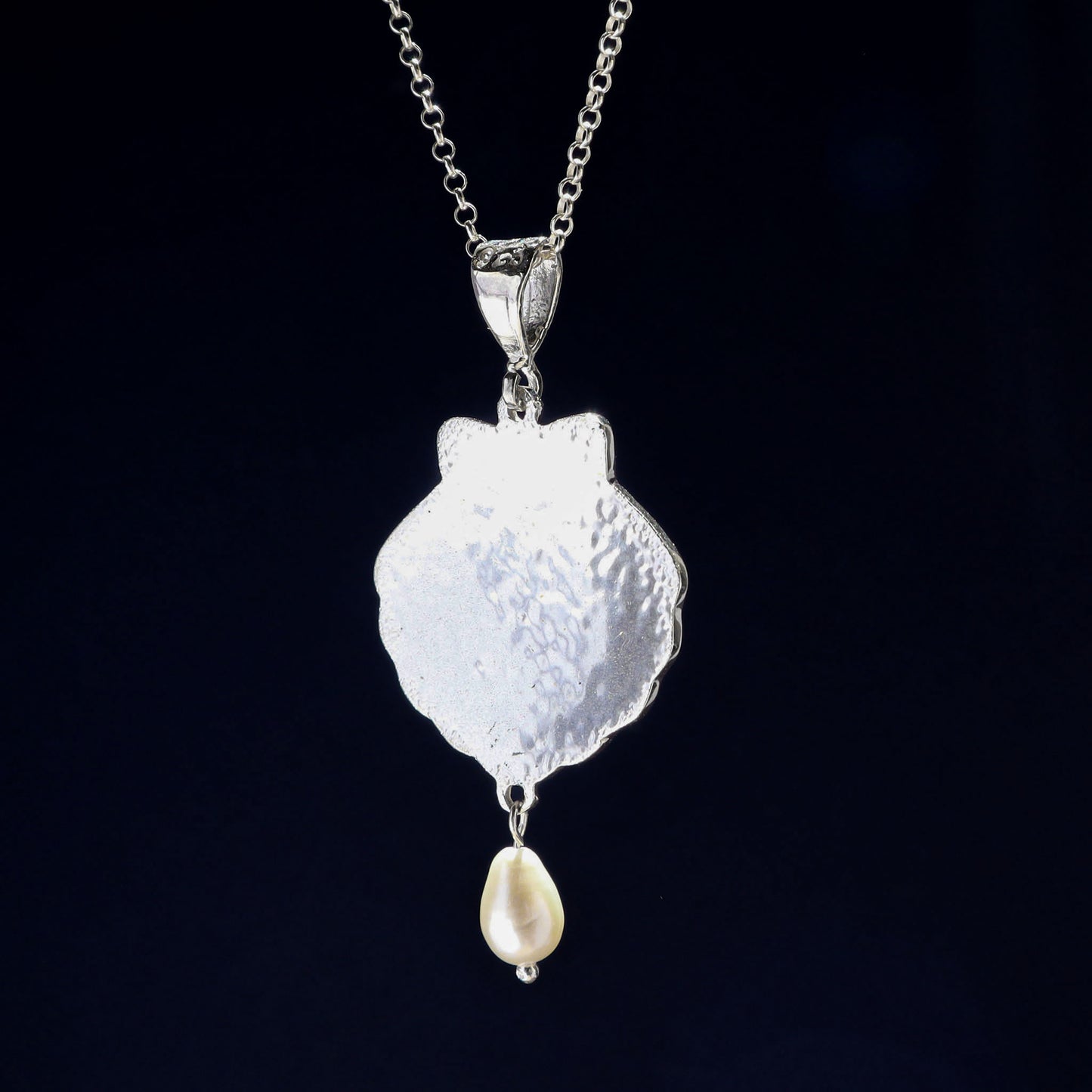Silver Seashell Necklace