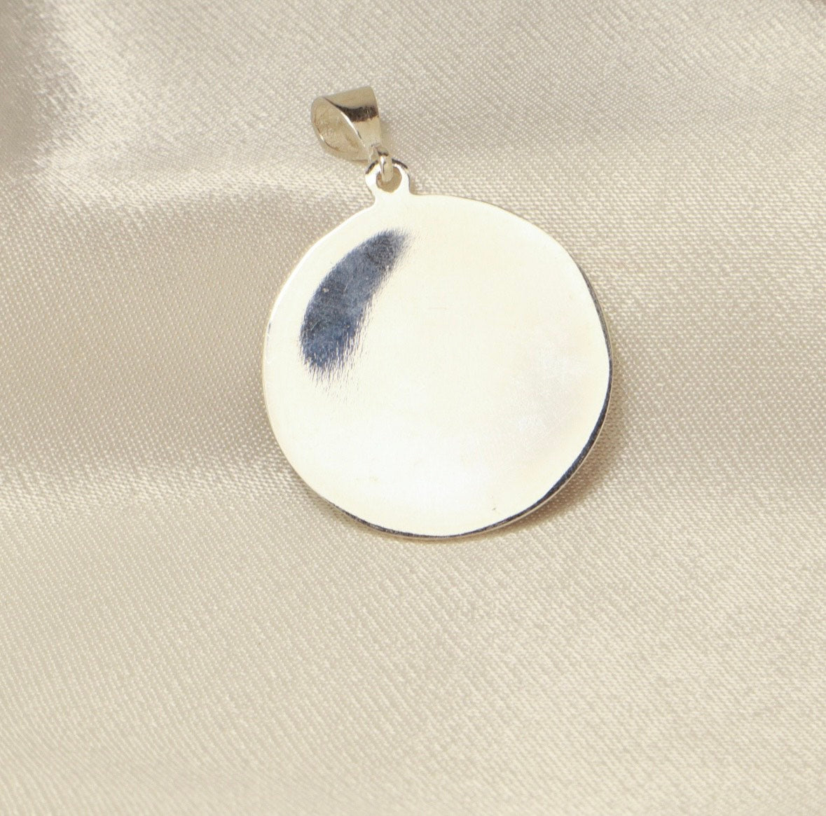 sterling silver handmade jewelry, georgian enamel pendant