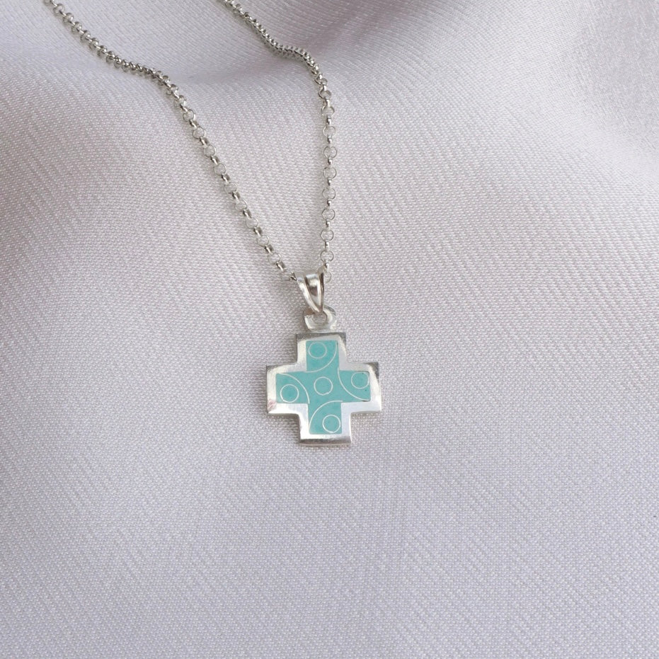 handmade cross necklace, cross necklace for women