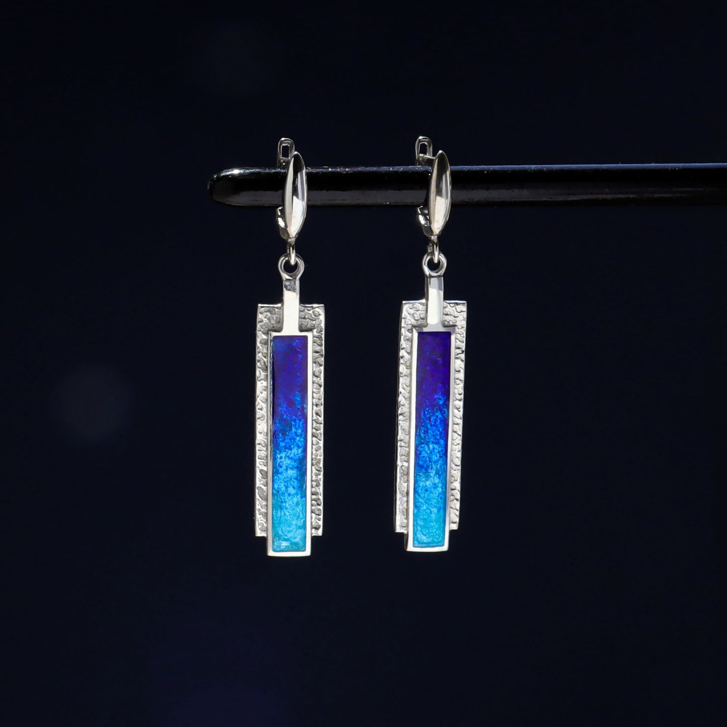 Georgian Enamel Earrings