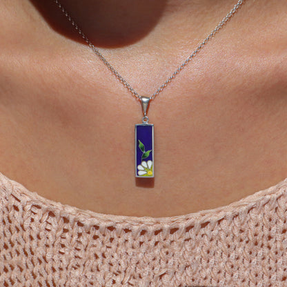 Daisy Cloisonné Earrings