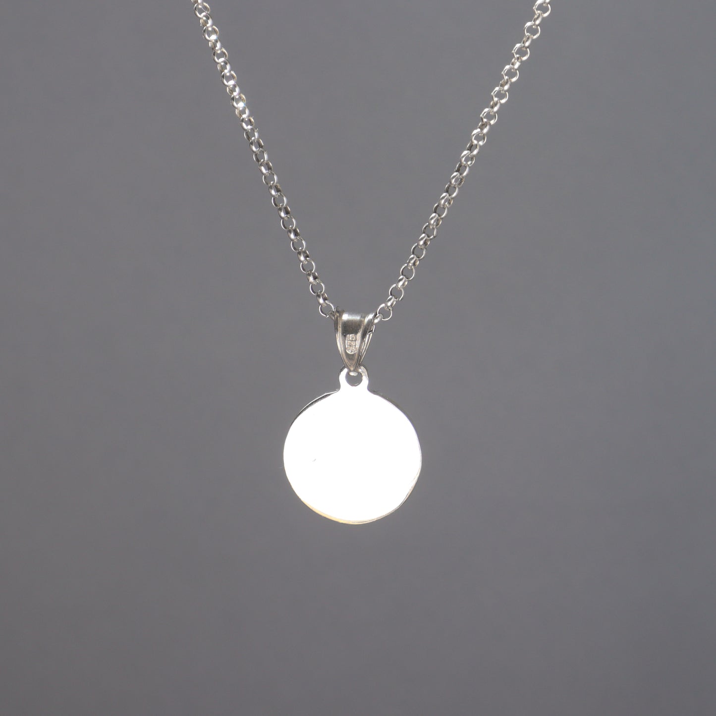 Blue Enamel Pendant