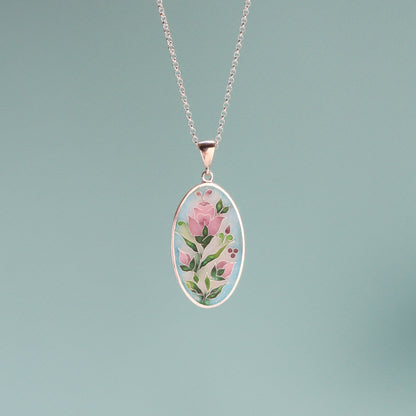 Georgian Enamel Floral Necklace 2025