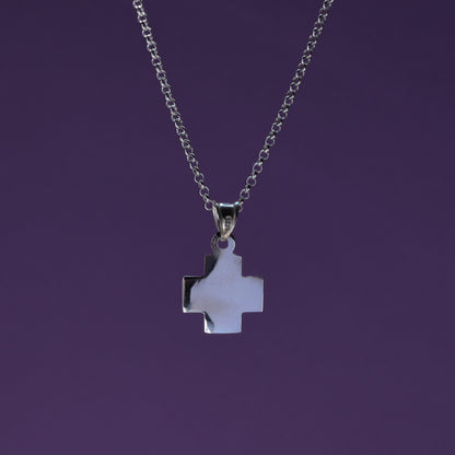 sterling silver 925 cross, enamel cross