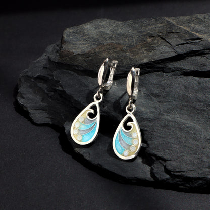 Cloisonne Drop Earrings