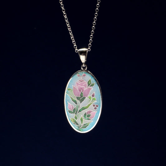 Georgian Enamel Floral Necklace 2025