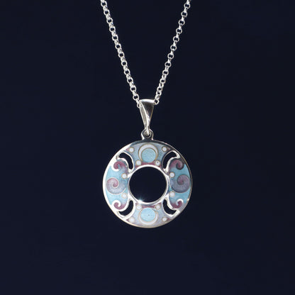 Round Cloisonne Necklace