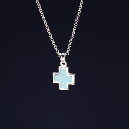 sterling silver cross necklace