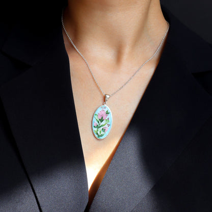 Georgian Enamel Floral Necklace 2025