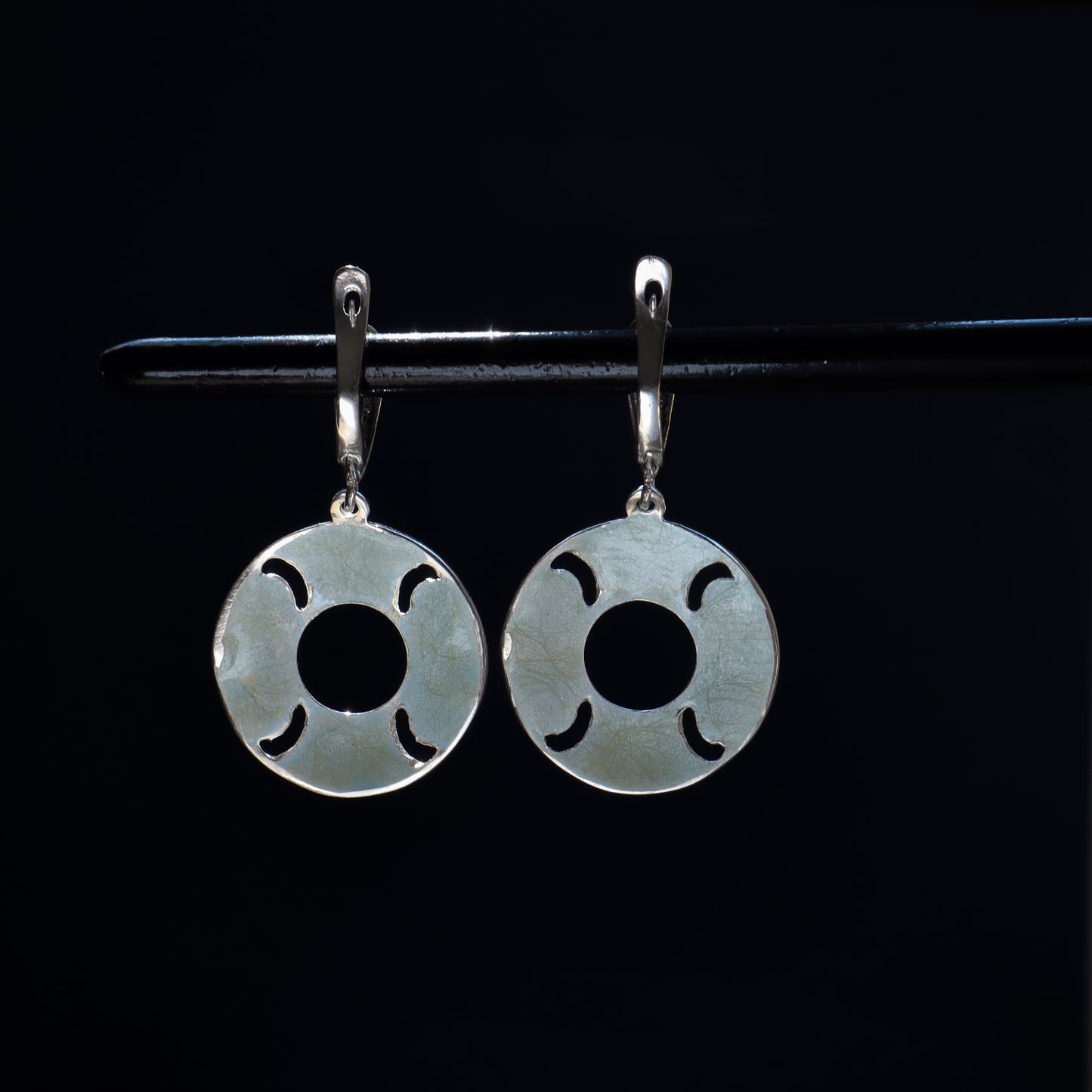 Statement Enamel Earrings