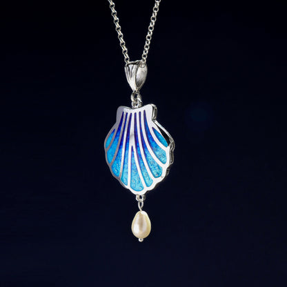 Silver Seashell Necklace