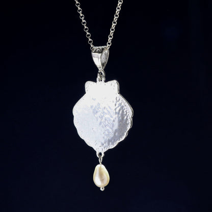 Silver Seashell Necklace