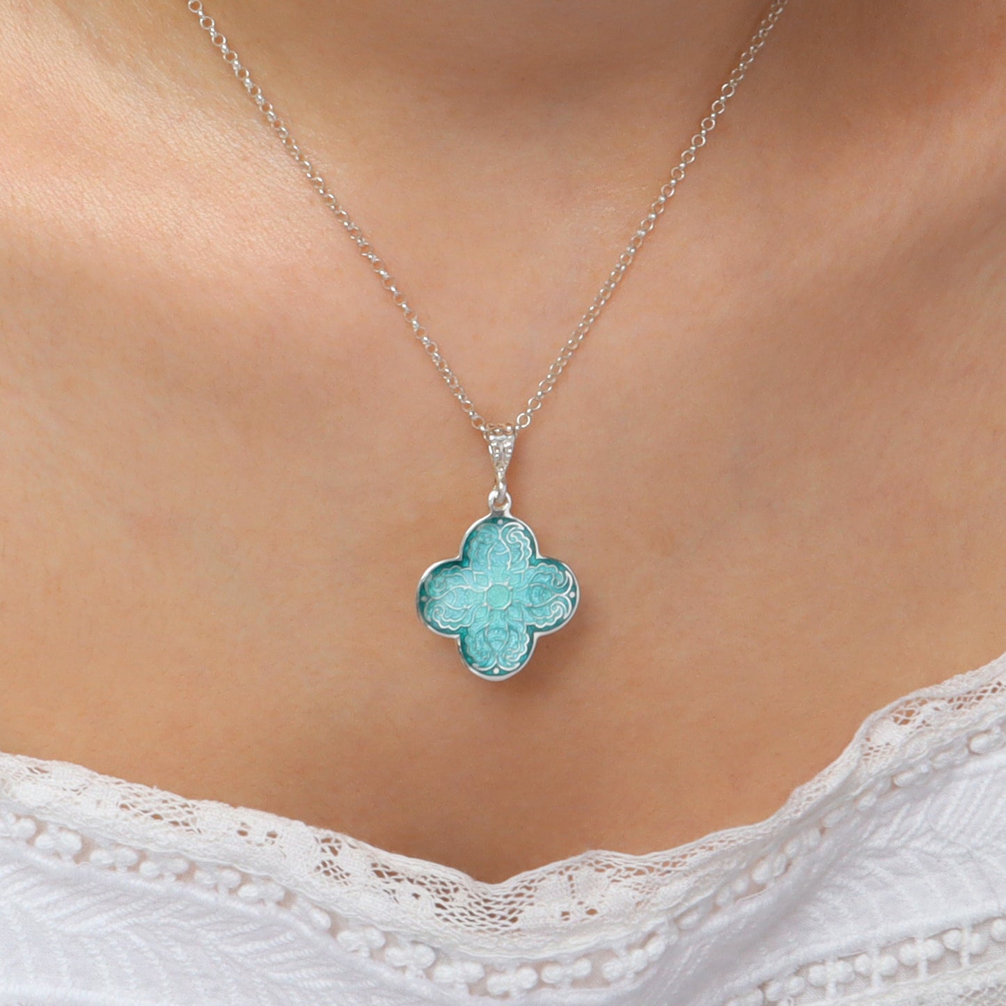 Handmade Enamel Cross