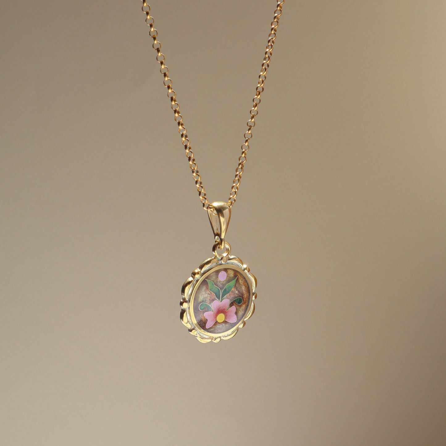 Floral Gold Necklace