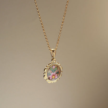 Floral Gold Necklace